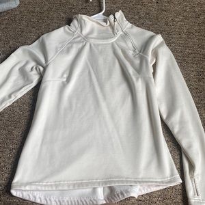 Cream/White Northface crewneck